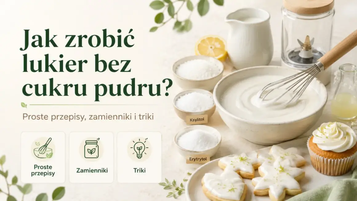 Jak zrobić lukier bez cukru pudru? Składniki, proste przepisy i triki na słodkie wypieki.