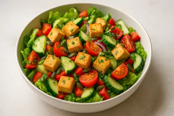 Jak przygotować tofu do sałatki, aby zachwycić smakiem i zdrowiem